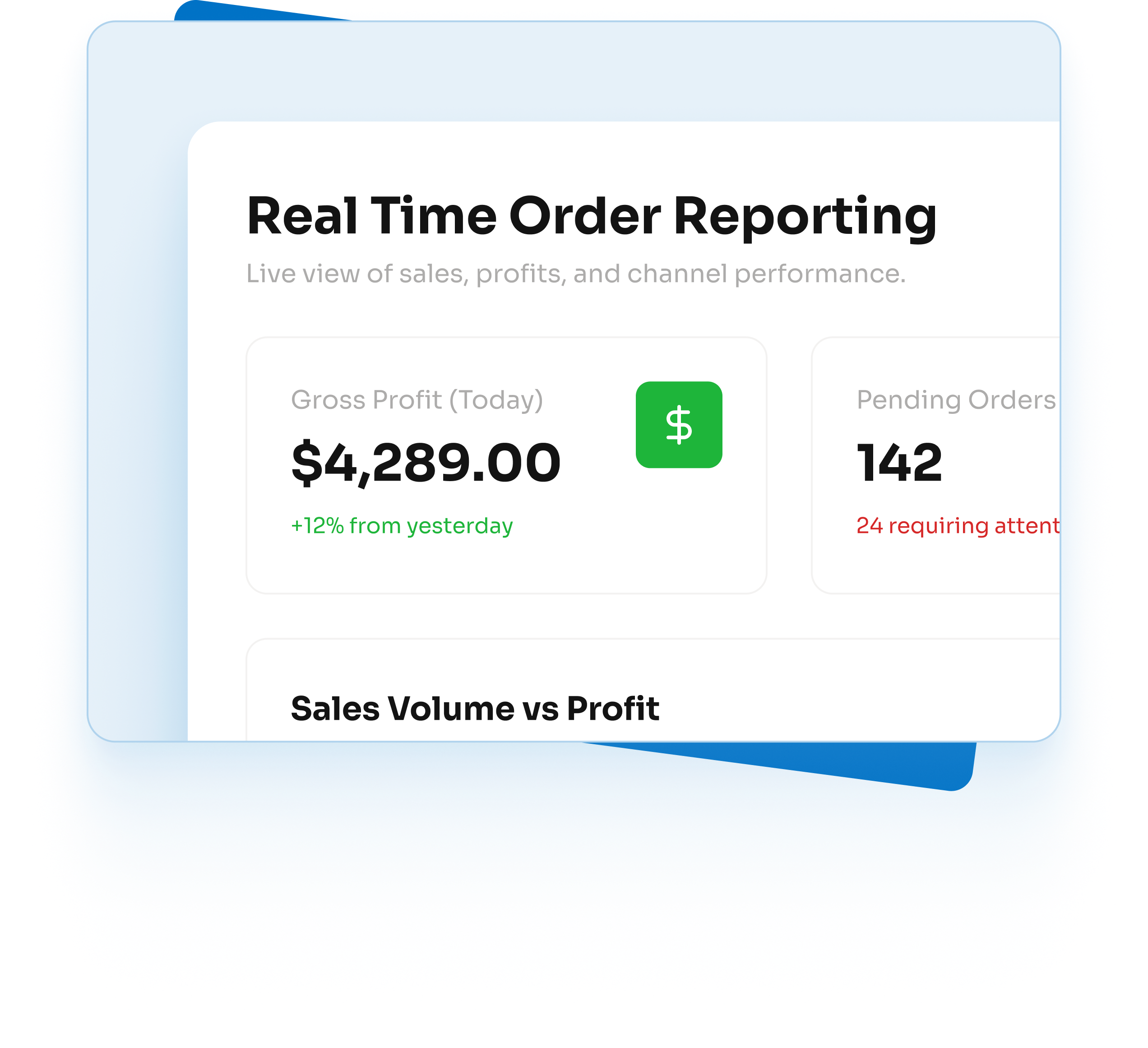 Real-Time Reporting Dashboard